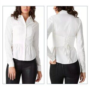 BGBGMaxAzria White Blouse - XS
